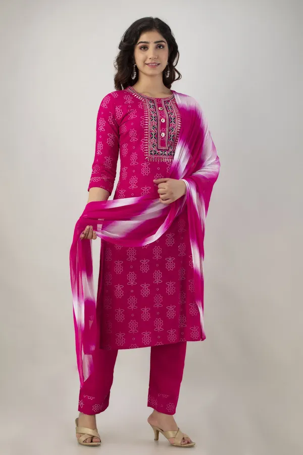 Women_Rayon_Embbroidered_Kurta_And_Palazzo_With_Dupatta_Set